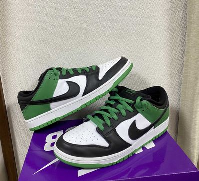 Nike SB Dunk Low Pro "Black and Classic Green"