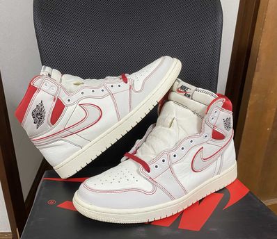 Nike Air Jordan 1 Retro High OG "Sail/University Red"