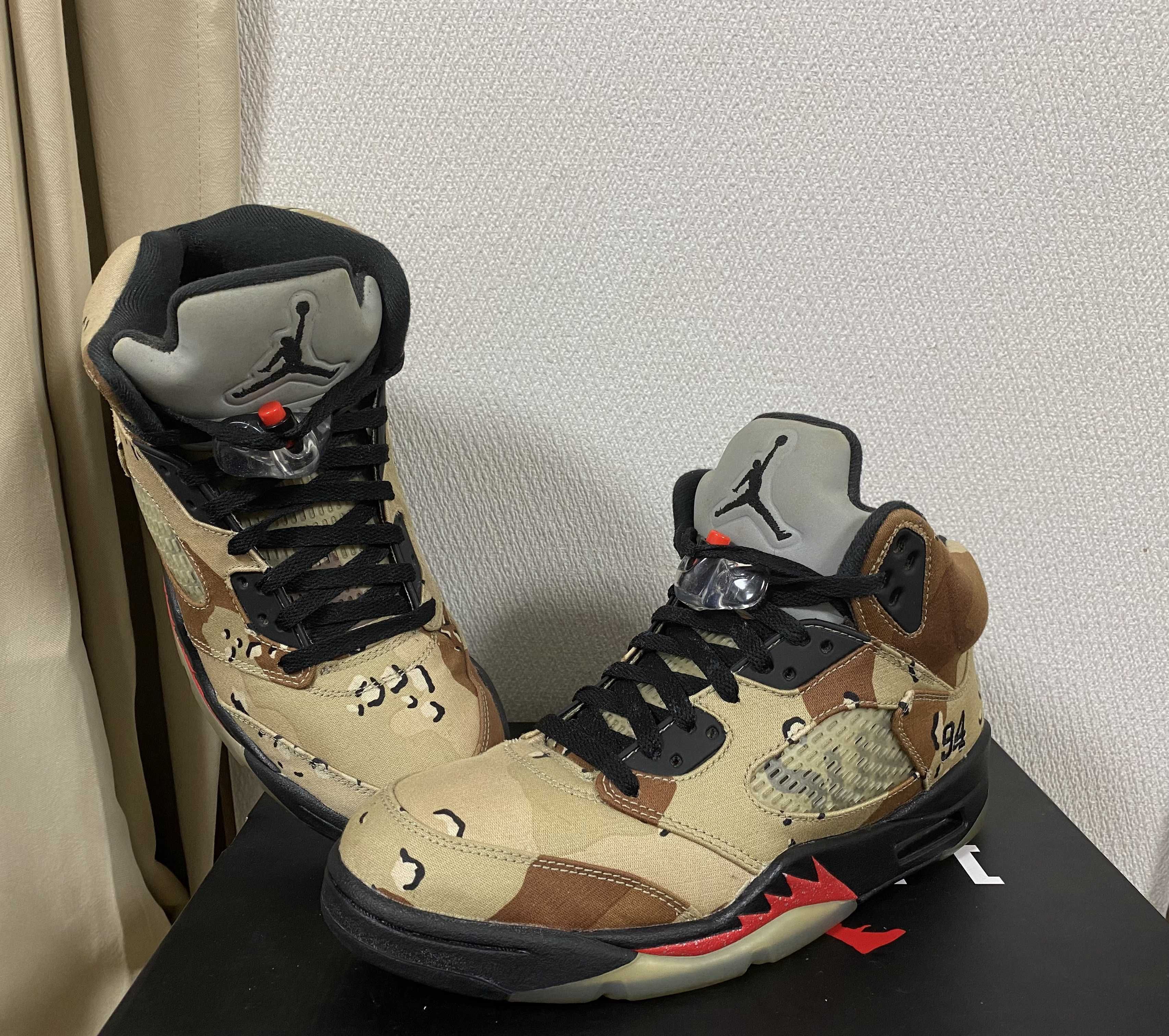 Supreme × Nike Air Jordan 5 Retro "Desert Camo"