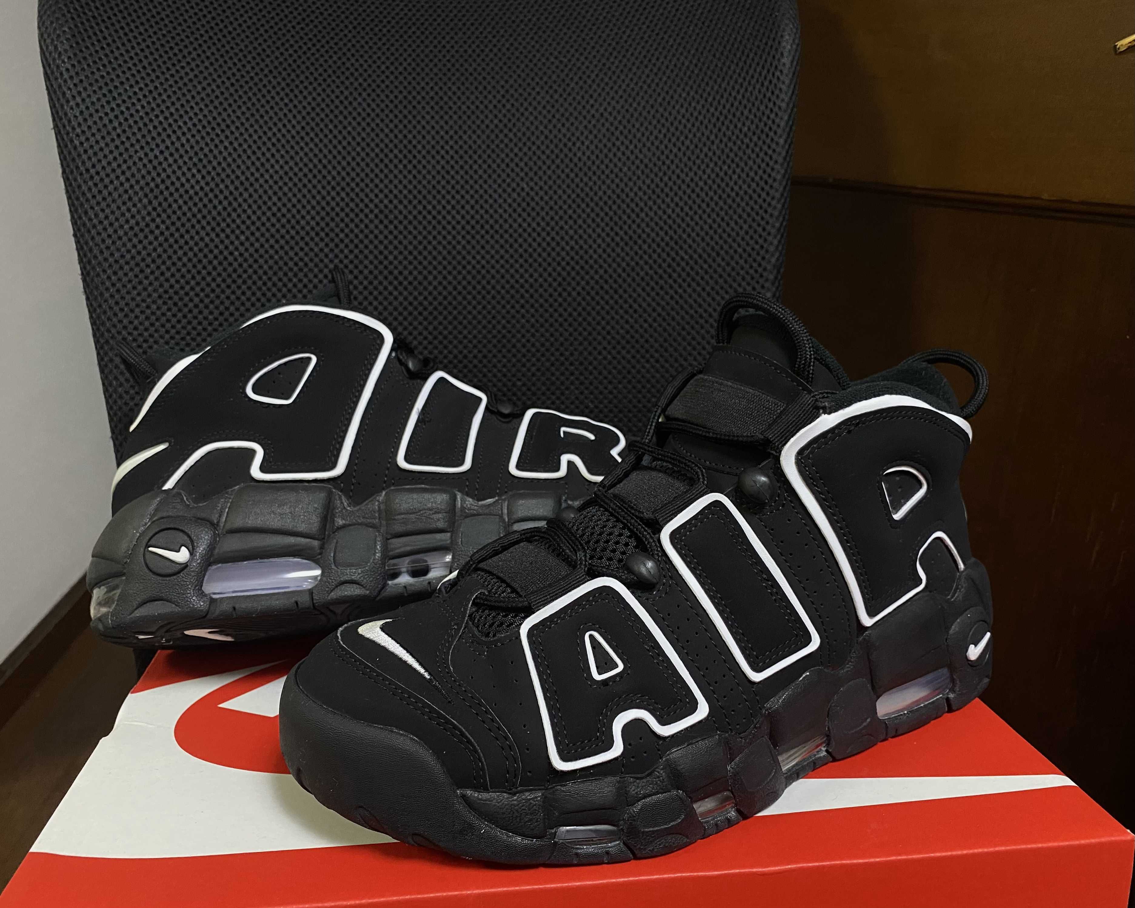 NIKE AIR MORE UPTEMPO "BLACK/WHITE"(2016)