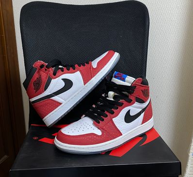 Spiderman × Nike Air Jordan 1 Origin Story "Gym Red/White/Photo Blue/Black"
