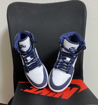 Nike GS Air Jordan 1 High OG CO.JP "Midnight Navy" (2020)(ブリーフケースなし)