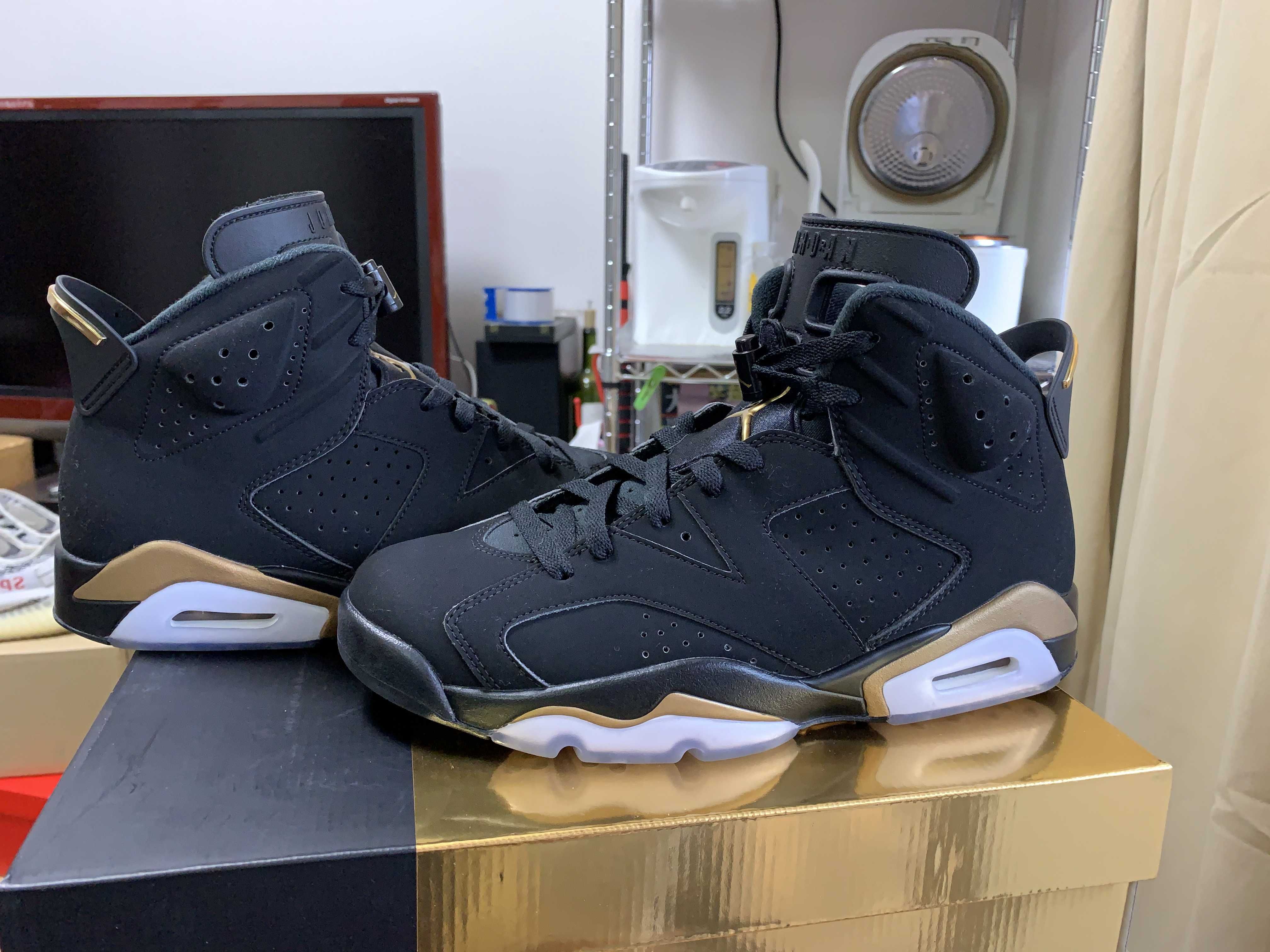Nike Air Jordan 6 DMP "Black/Metallic Gold" (2020)