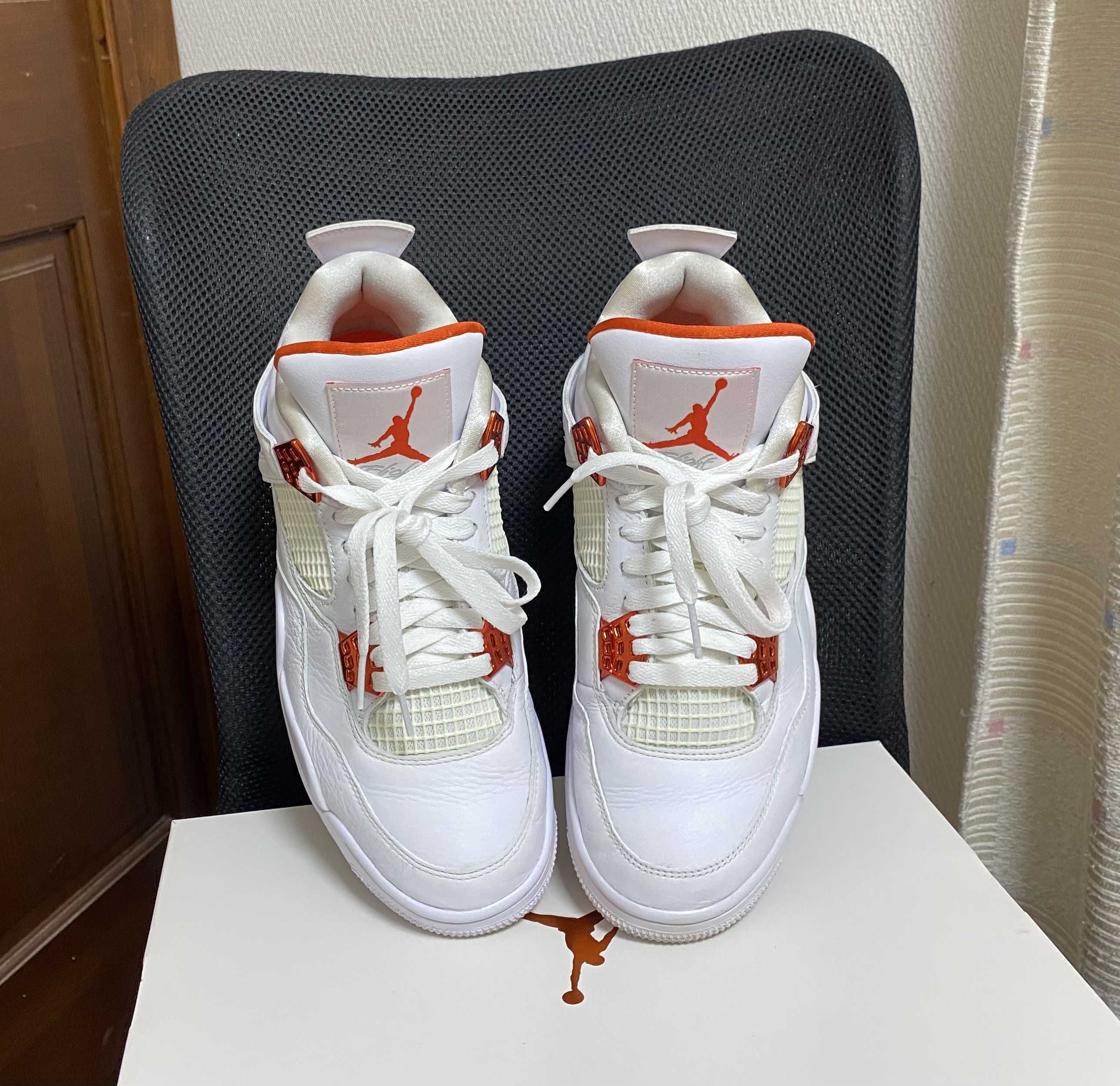 Nike Air Jordan 4 Retro "White/Team Orange"