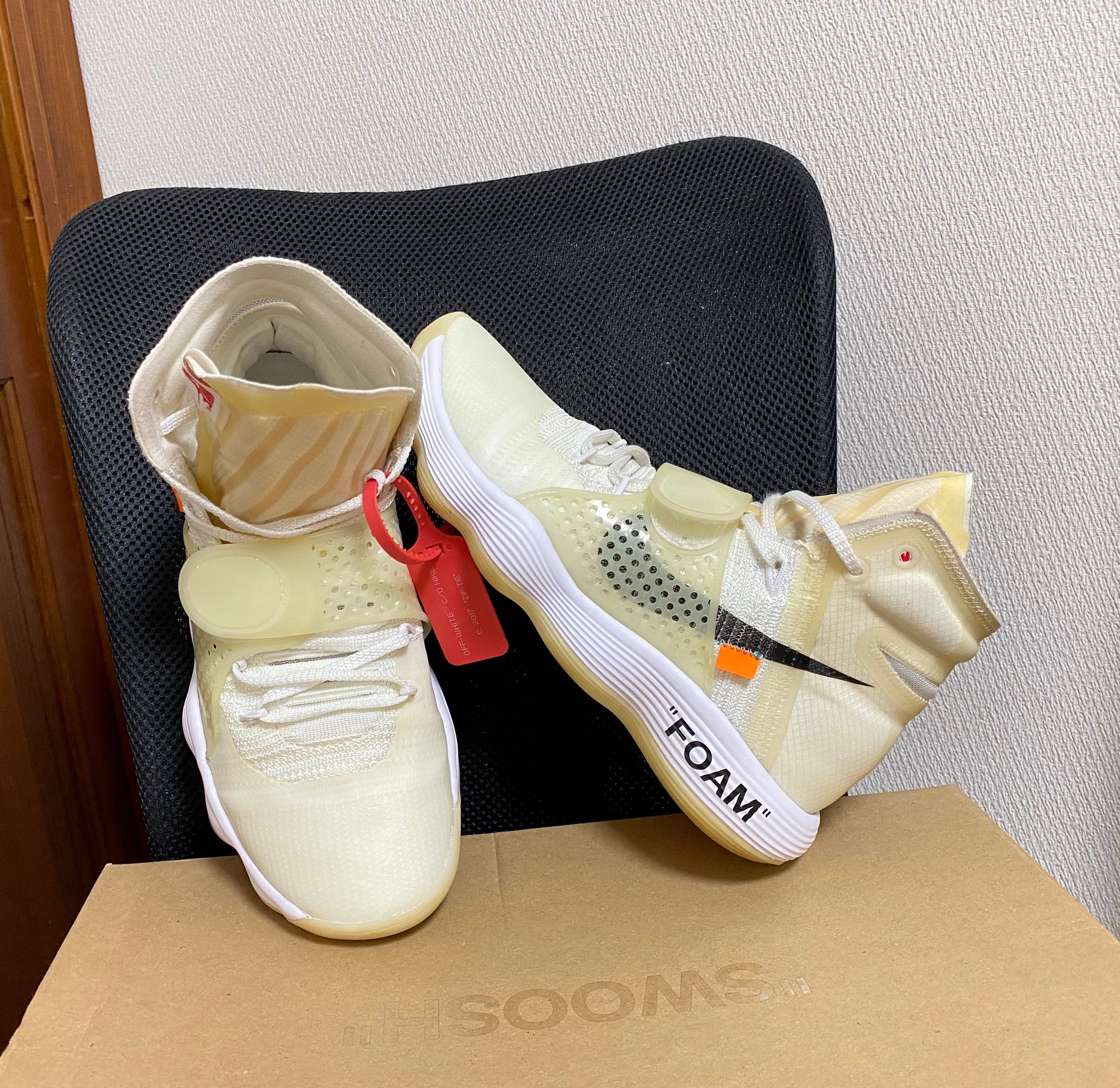 Off-White × Nike React Hyperdunk 2017 Flyknit "The 10/White"