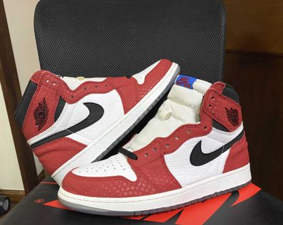 Spiderman × Nike Air Jordan 1 Origin Story "Gym Red/White/Photo Blue/Black"