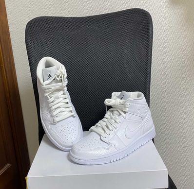 Nike Women's Air Jordan 1 Mid "Snake Skin"