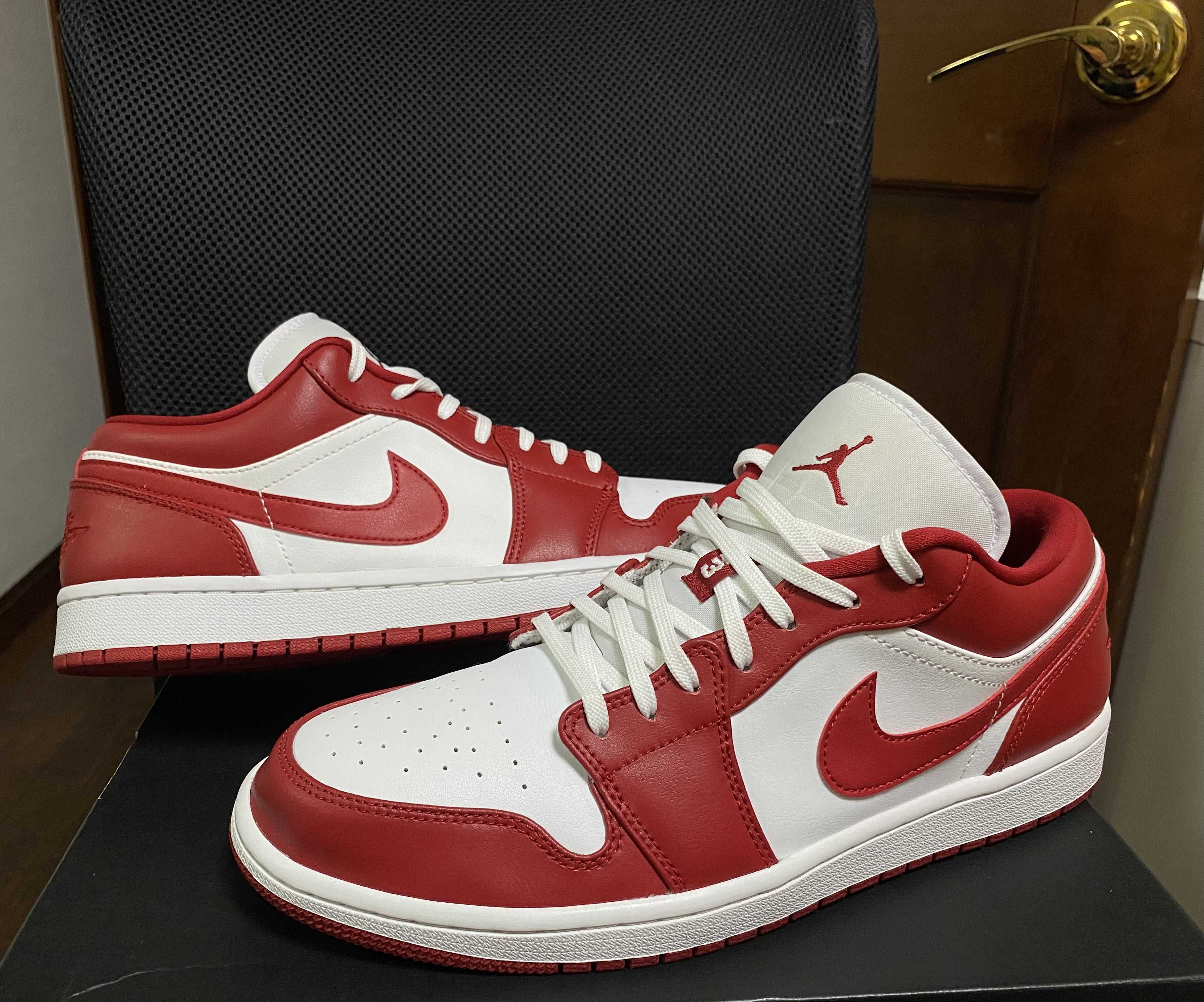 Nike Air Jordan 1 Low "Gym Red/White"