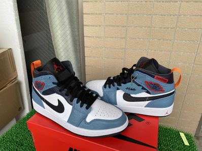 FACETASM × Nike Air Jordan 1 Mid "White/Navy"