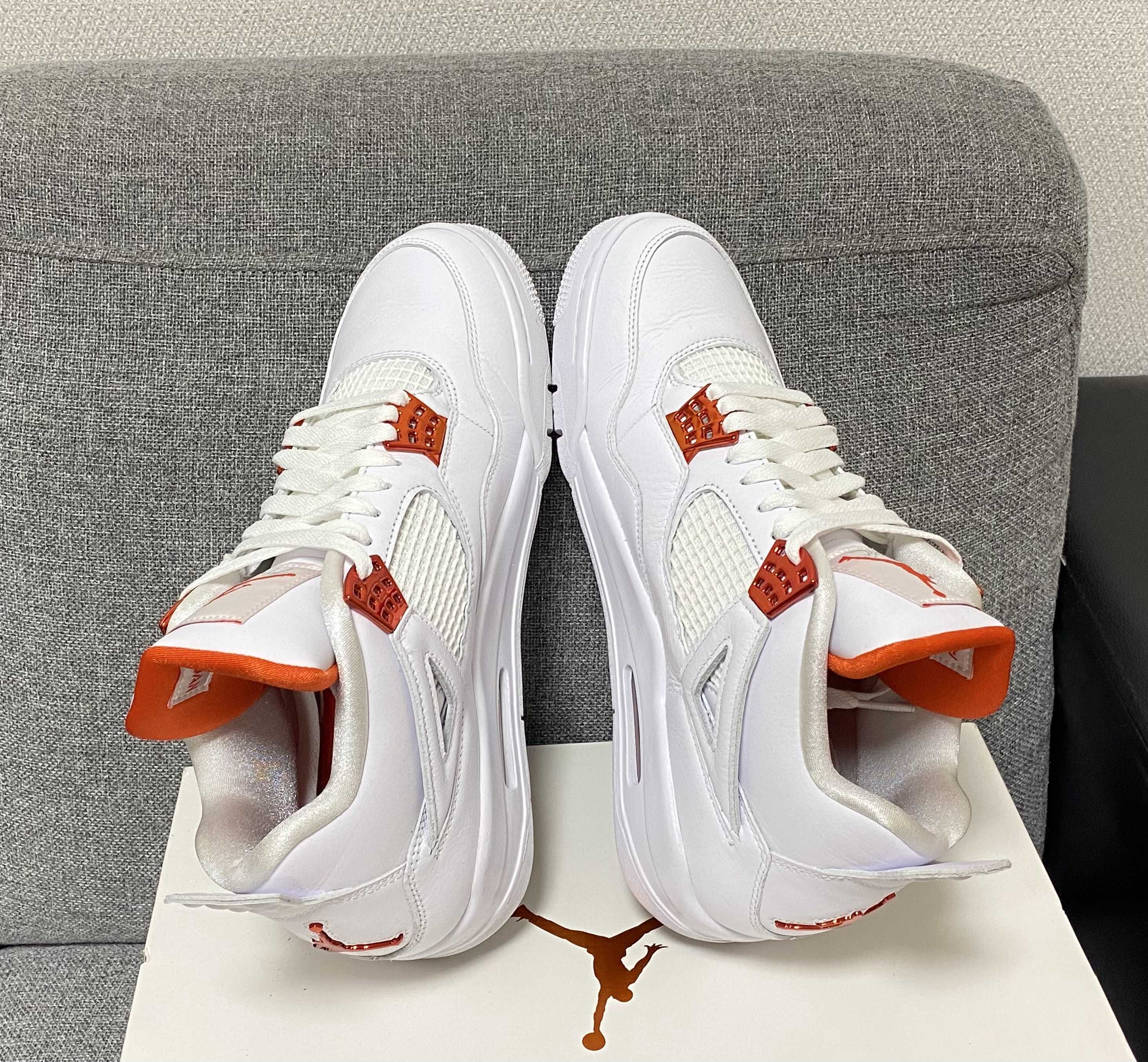 Nike Air Jordan 4 Retro "White/Team Orange"