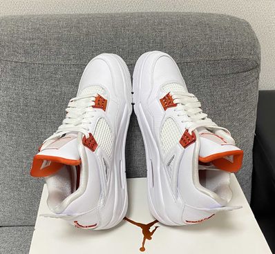 Nike Air Jordan 4 Retro "White/Team Orange"