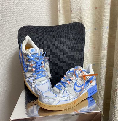 Off-White × Nike Air Rubber Dunk "White/University Blue"