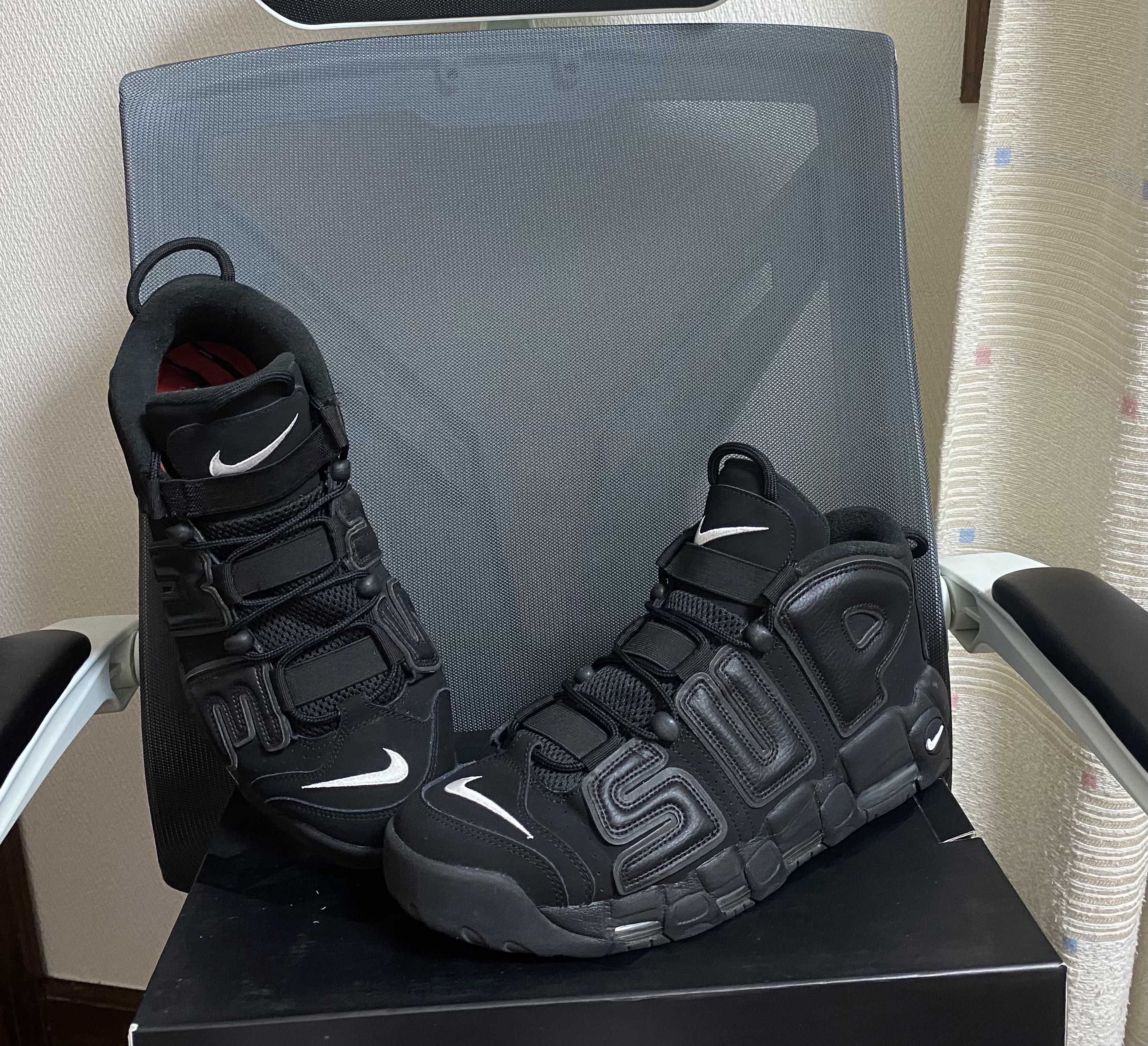 Supreme × Nike Air More Uptempo "Black"