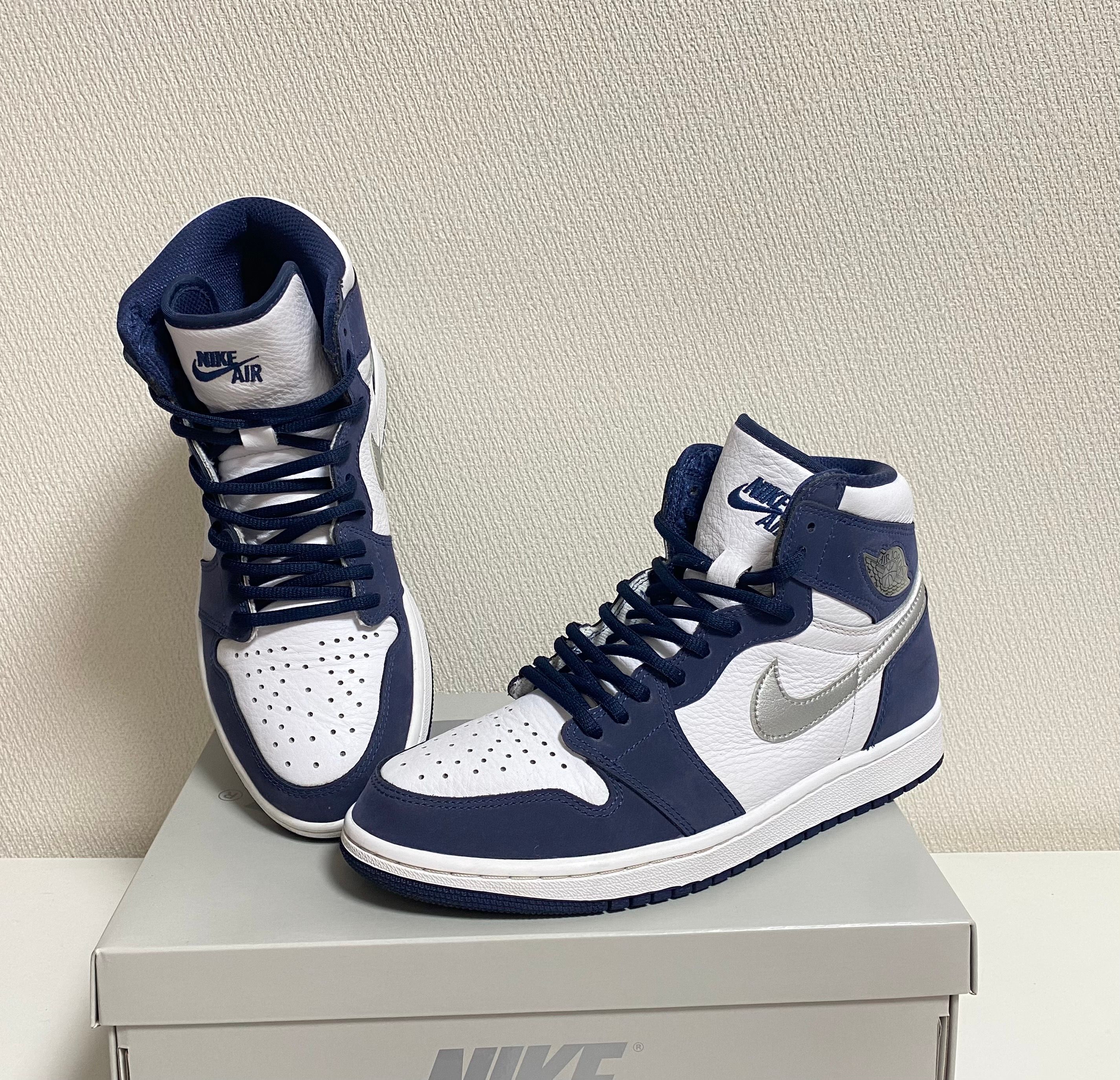Nike Air Jordan 1 High OG CO.JP "White/Midnight Navy" (2020)(ブリーフケースなし)