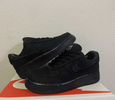 Stussy × Nike Air Force 1 Low "Triple Black"