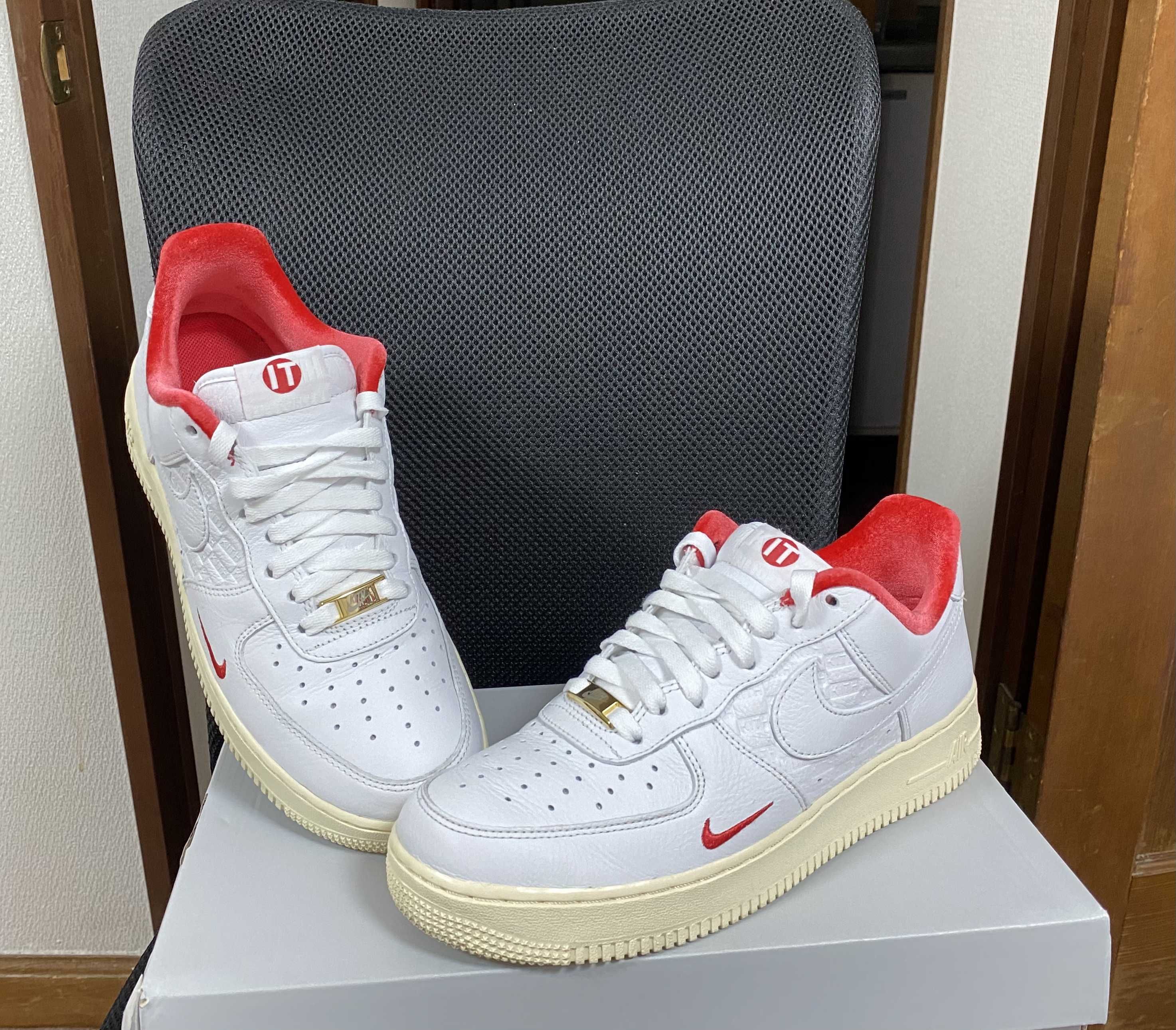 KITH × Nike Air Force 1 Low "White/Red"