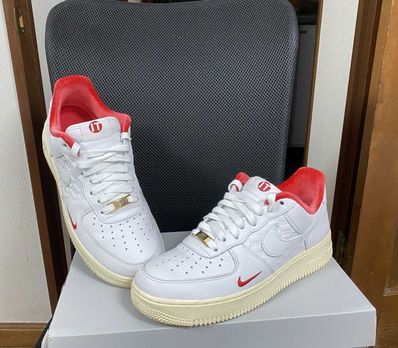 KITH × Nike Air Force 1 Low "White/Red"