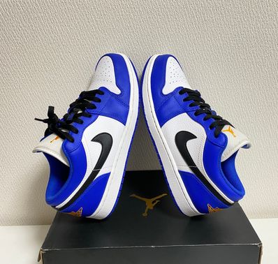 NIKE AIR JORDAN 1 LOW "WHITE/BLUE/ORANGE"