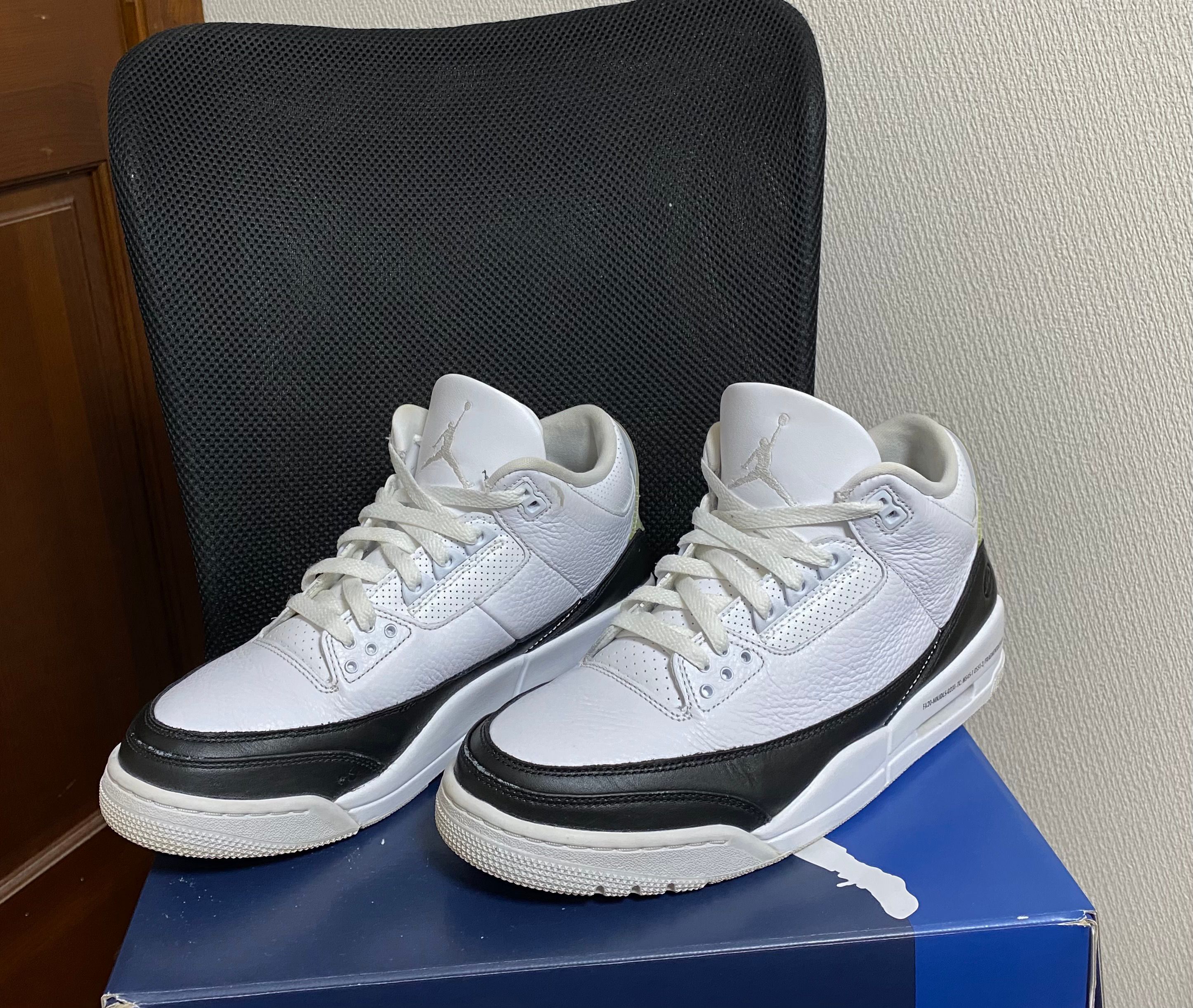 Fragment × Nike Air Jordan 3 "White/Black"