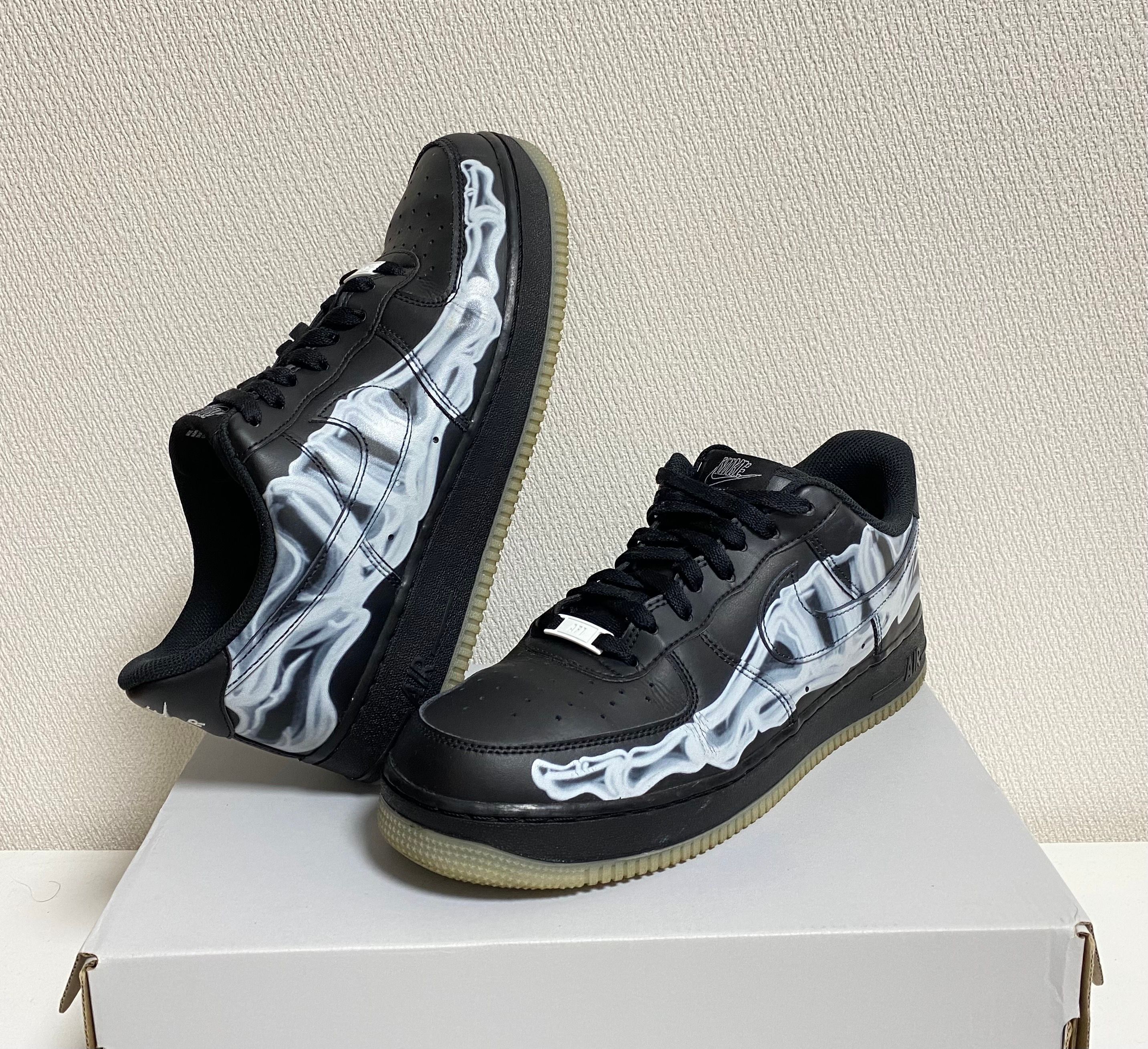 Nike Air Force 1 Low "Black Skeleton"