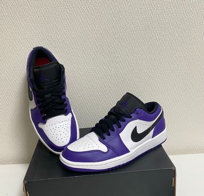 NIKE AIR JORDAN 1 LOW "COURT PURPLE"