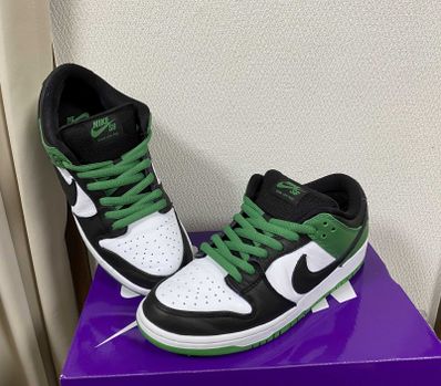 Nike SB Dunk Low Pro "Black and Classic Green"