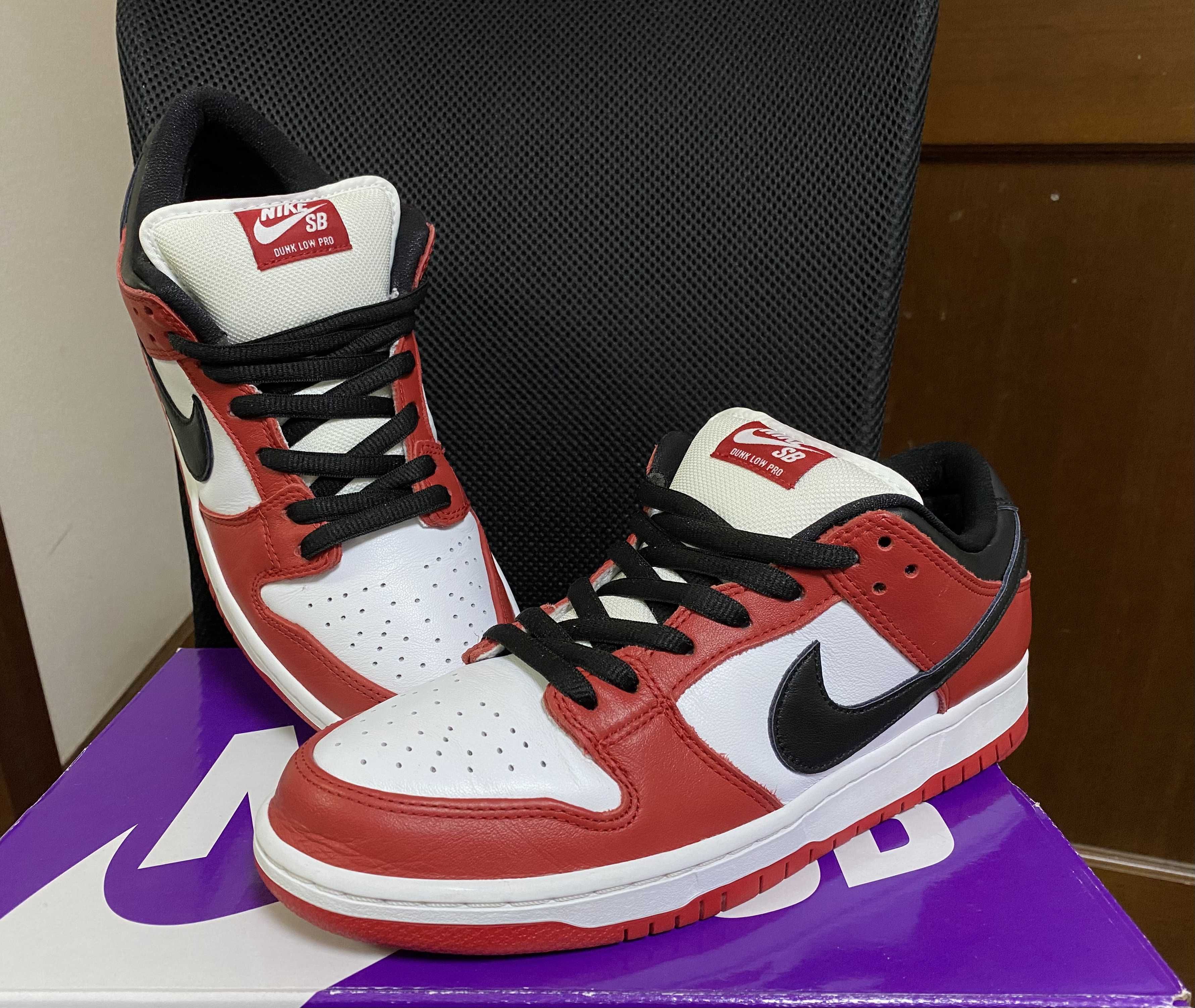 Nike SB Dunk Low Pro "J-Pack Chicago/Varsity Red and White"