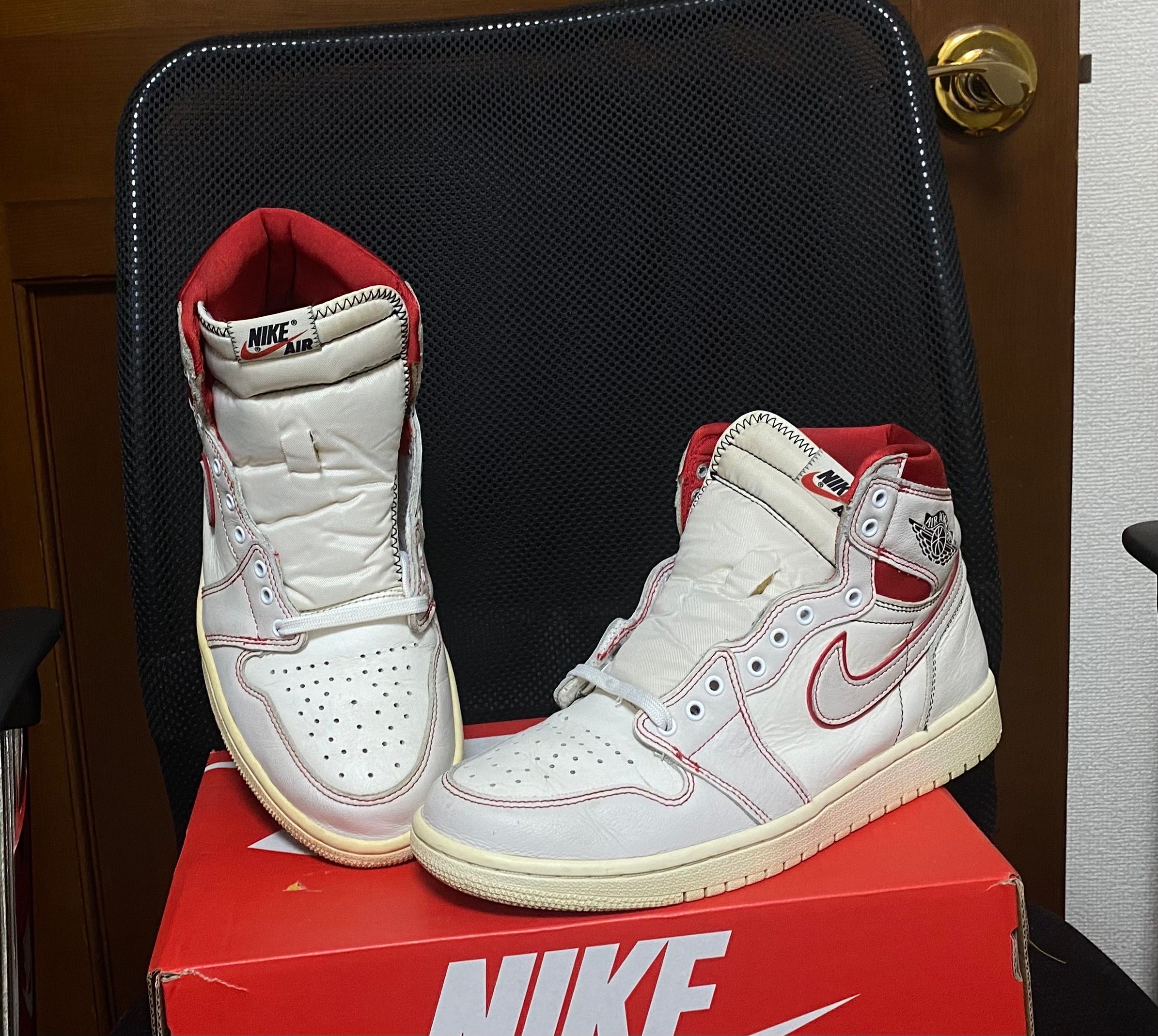 Nike Air Jordan 1 Retro High OG "Sail/University Red"     