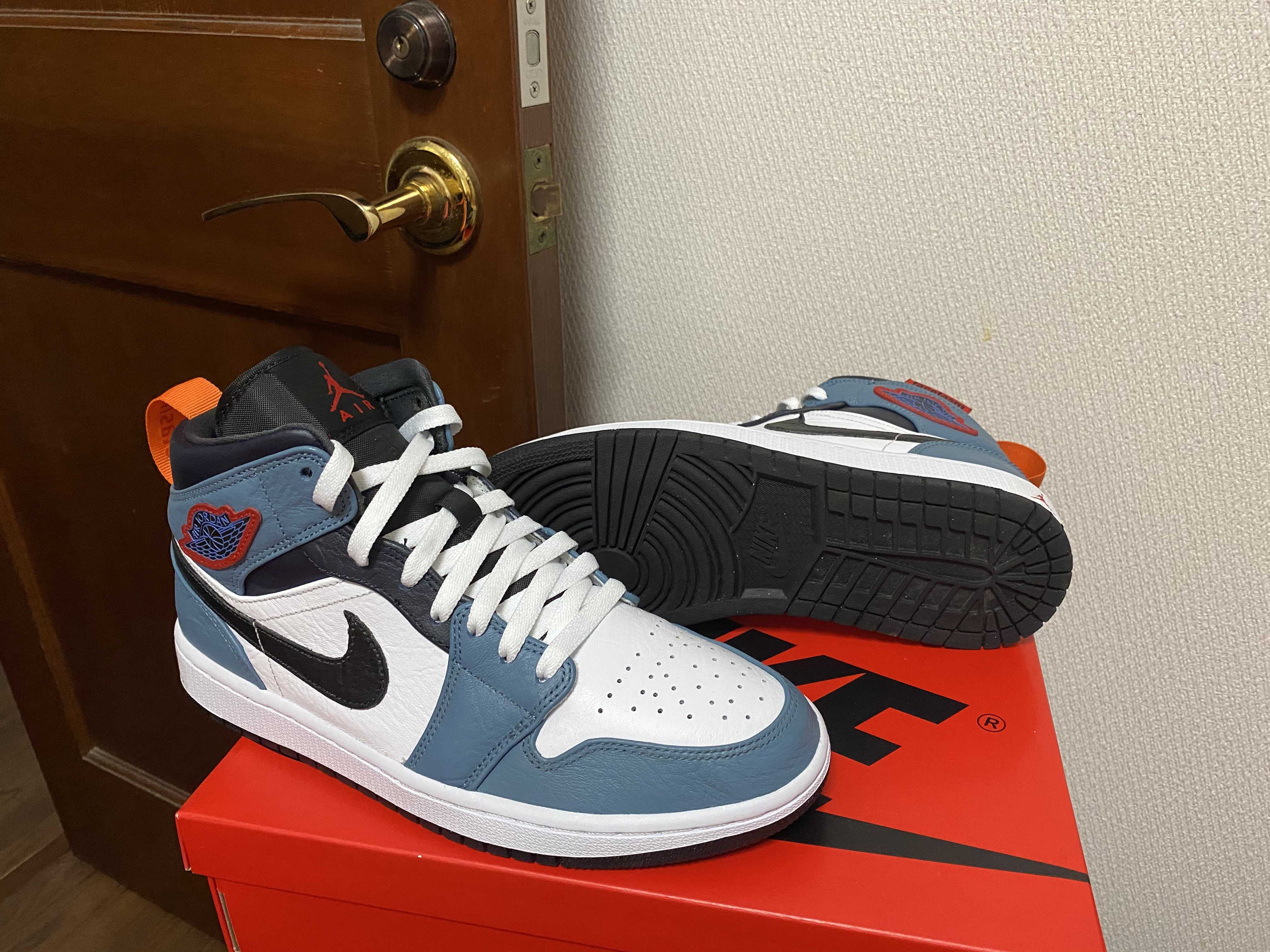 FACETASM × Nike Air Jordan 1 Mid "White/Navy"