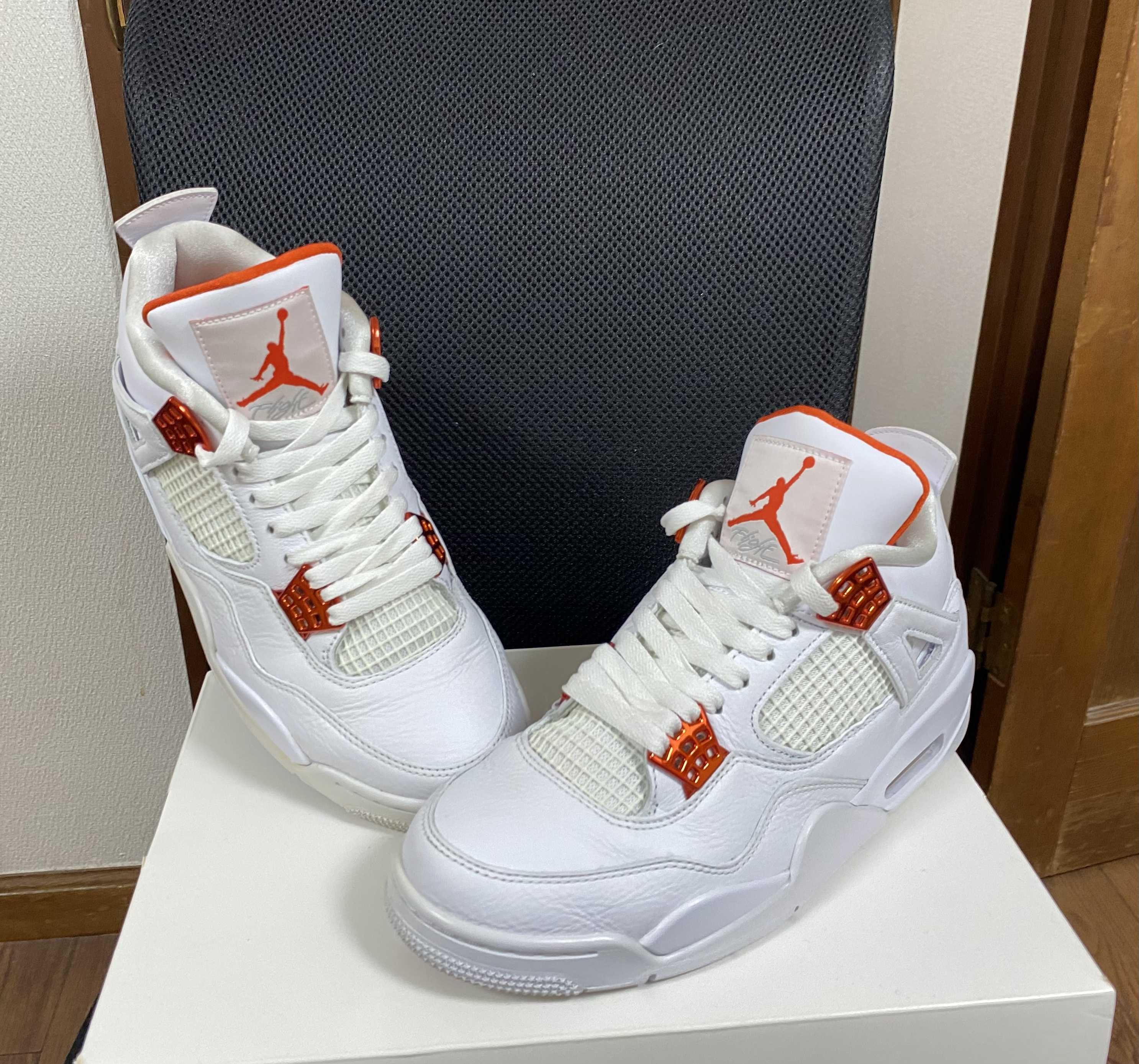 Nike Air Jordan 4 Retro "White/Team Orange"