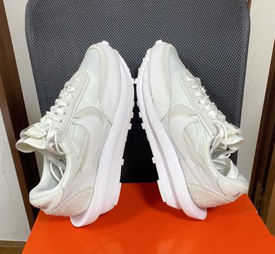 sacai × Nike LDV Waffle "Triple White"