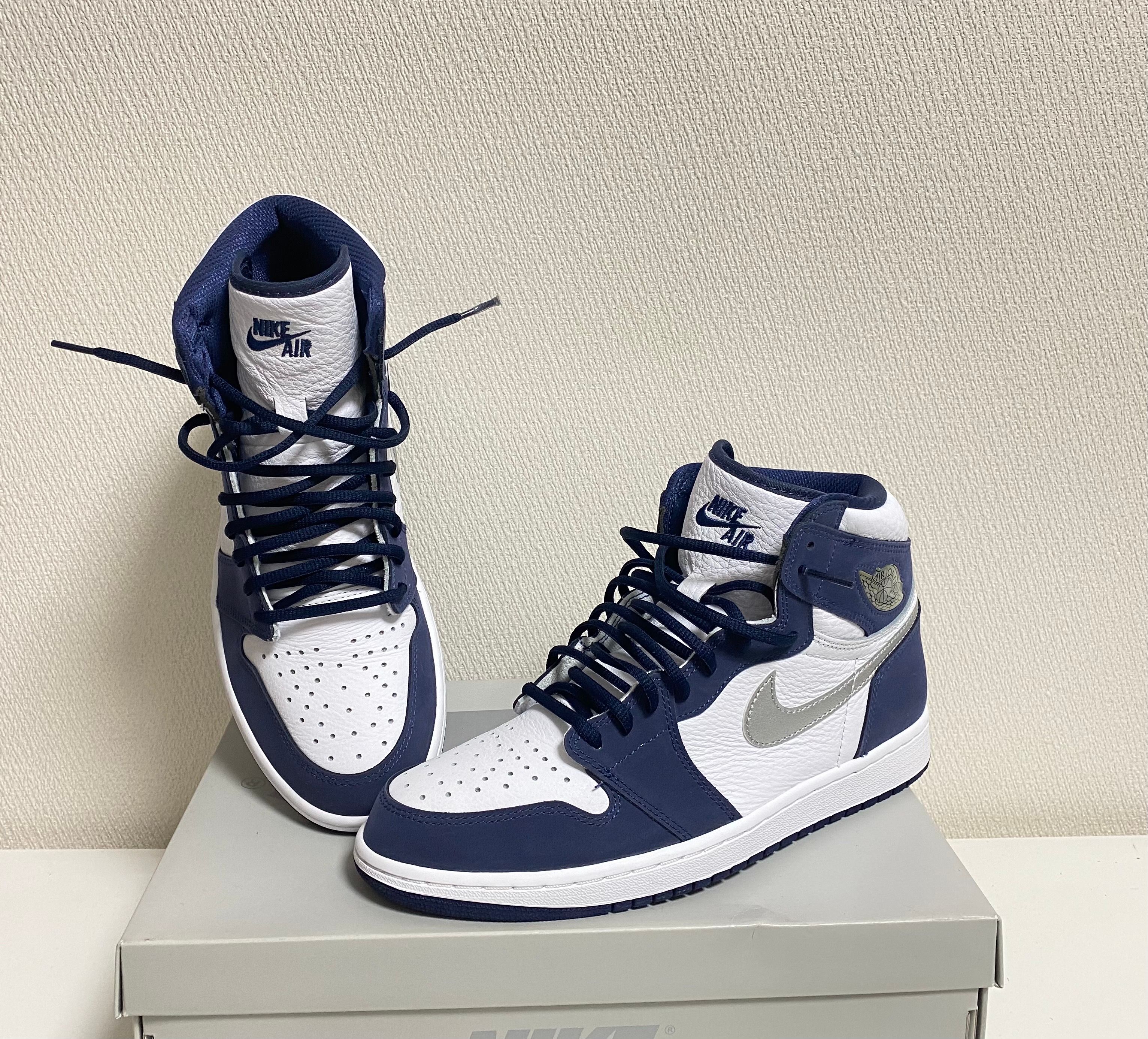 Nike Air Jordan 1 High OG CO.JP "White/Midnight Navy" (2020)(ブリーフケースなし)