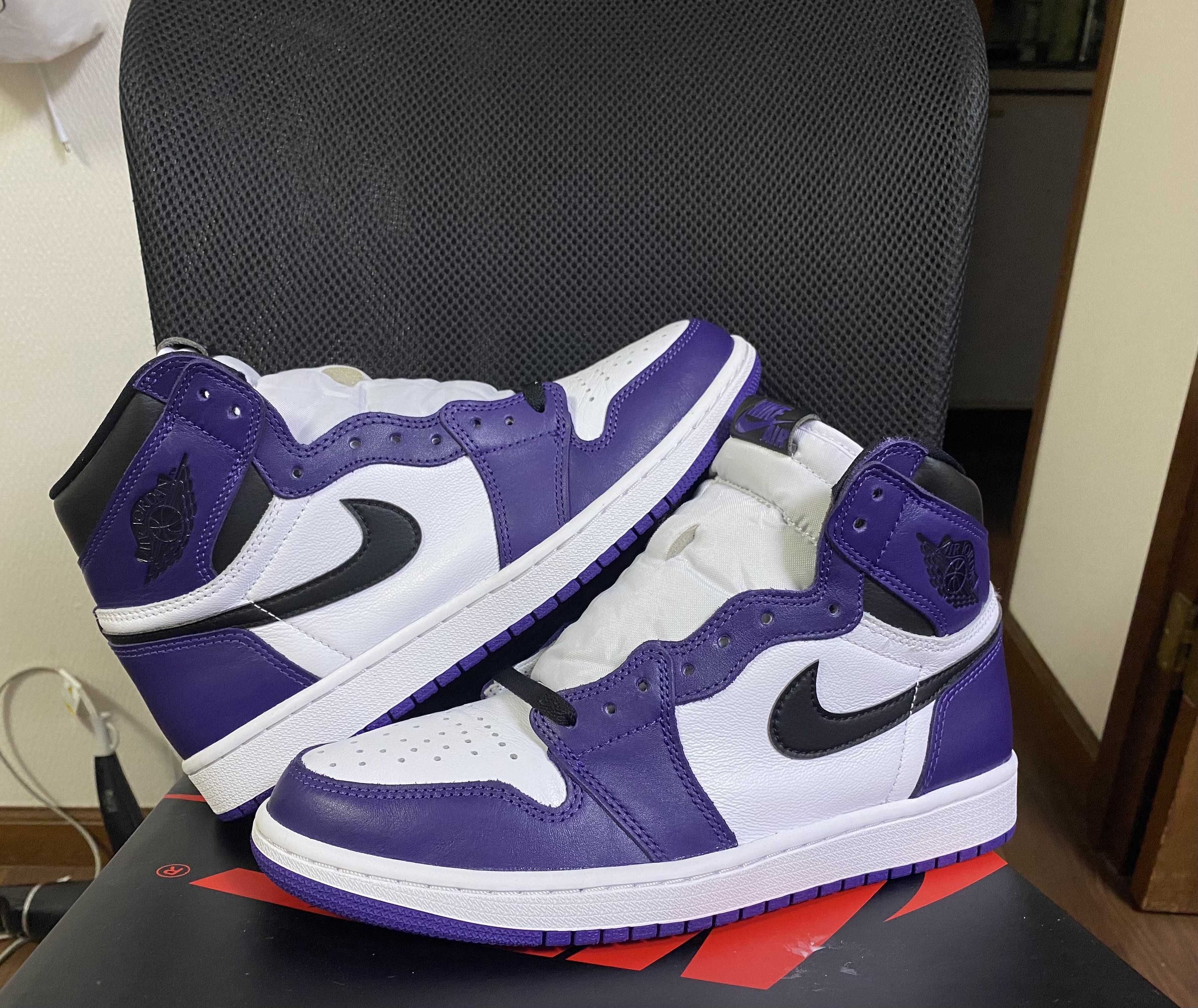 Nike Air Jordan 1 Retro High OG "Court Purple White/Black" (2020)