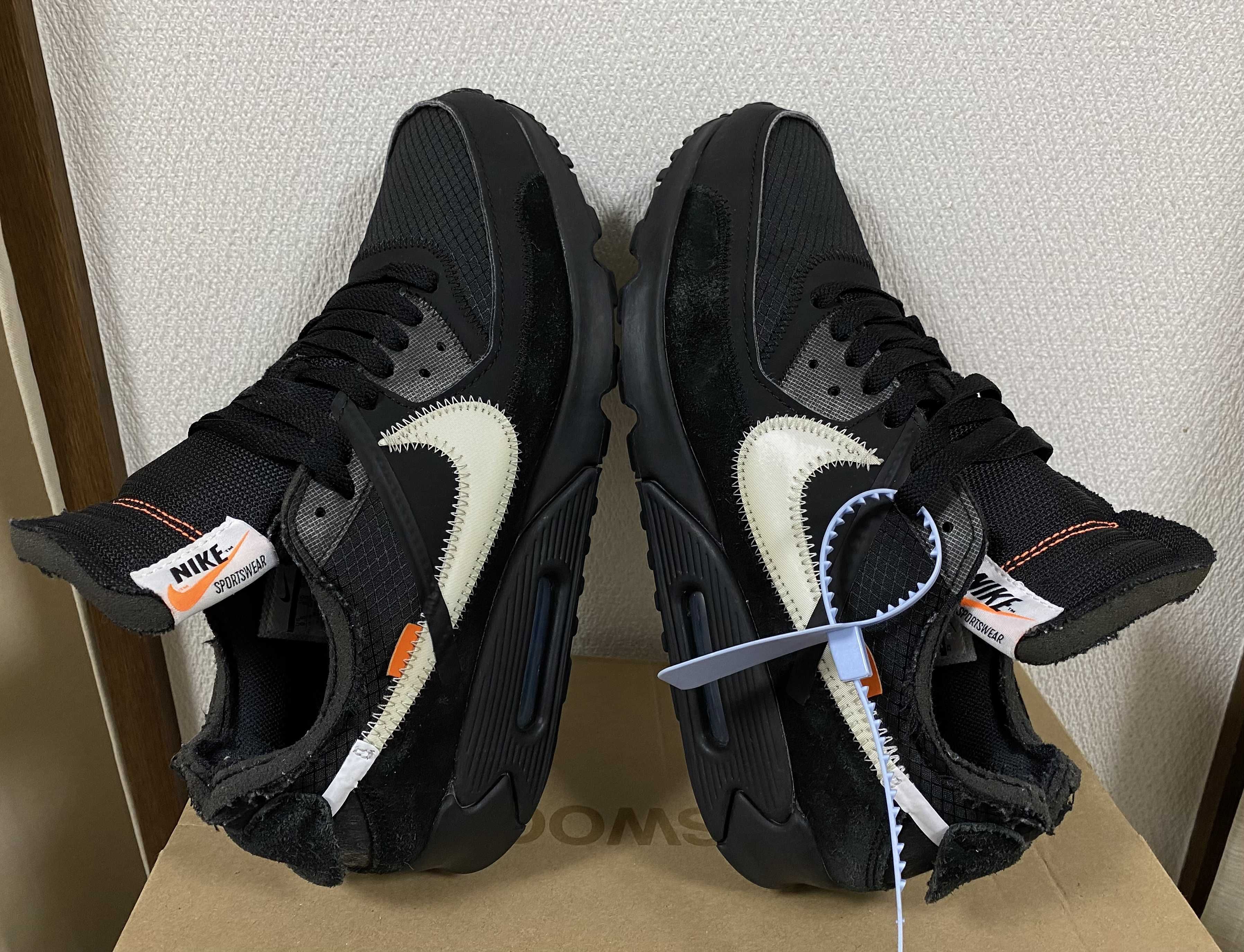 OFF-WHITE NIKE AIR MAX 90 ブラック/コーン OFF-WHITE × NIKE AIR MAX 90 BLACK/CORN