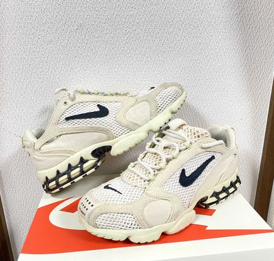 Stussy × Nike Air Zoom Spiridon CG 2 "Fossil/Black"