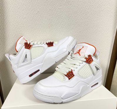 Nike Air Jordan 4 Retro "White/Team Orange"