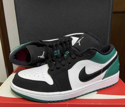 Nike Air Jordan 1 Low "White Black Mystic Green"