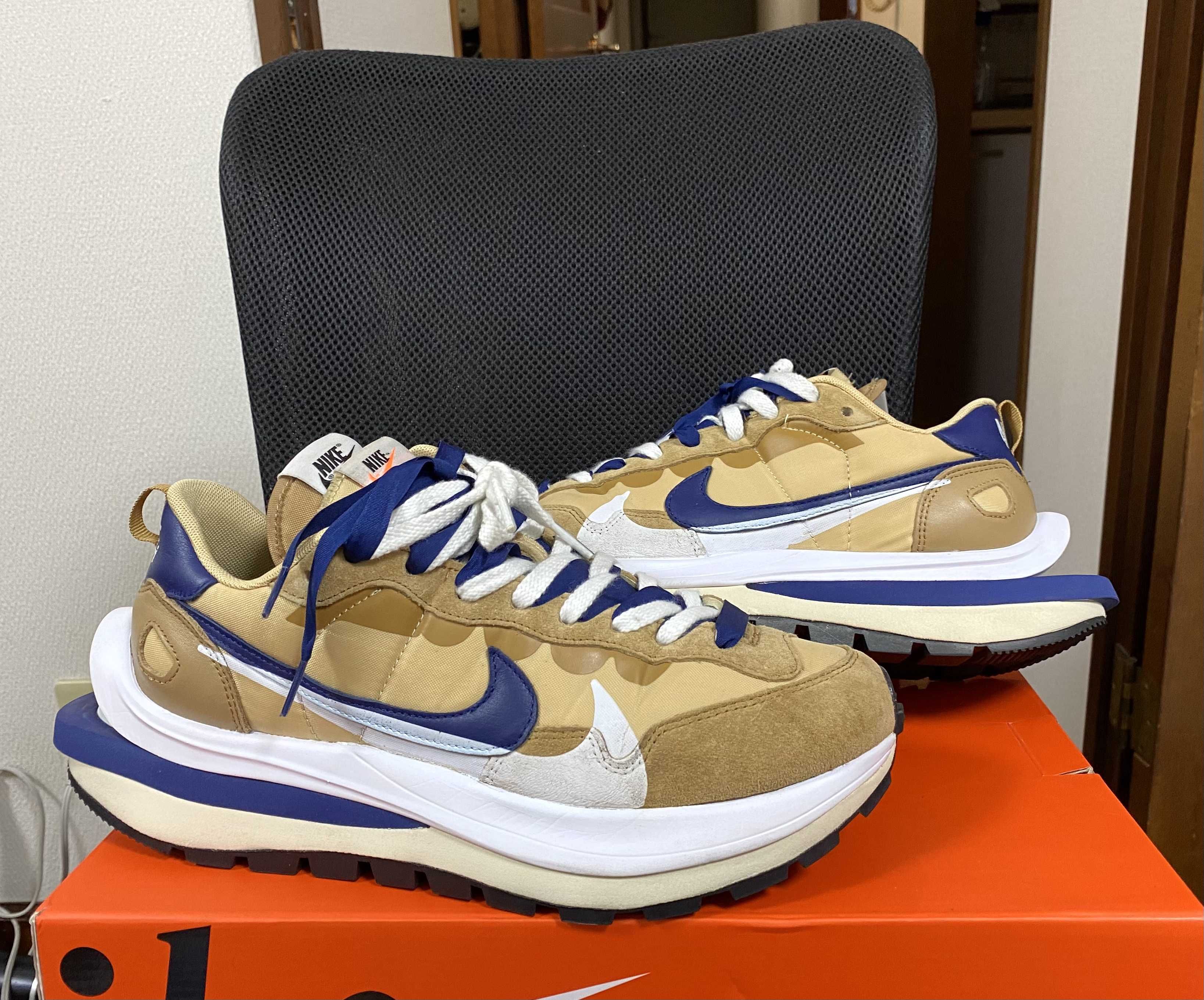 Sacai × Nike Vapor Waffle "Sesame And Blue Void"