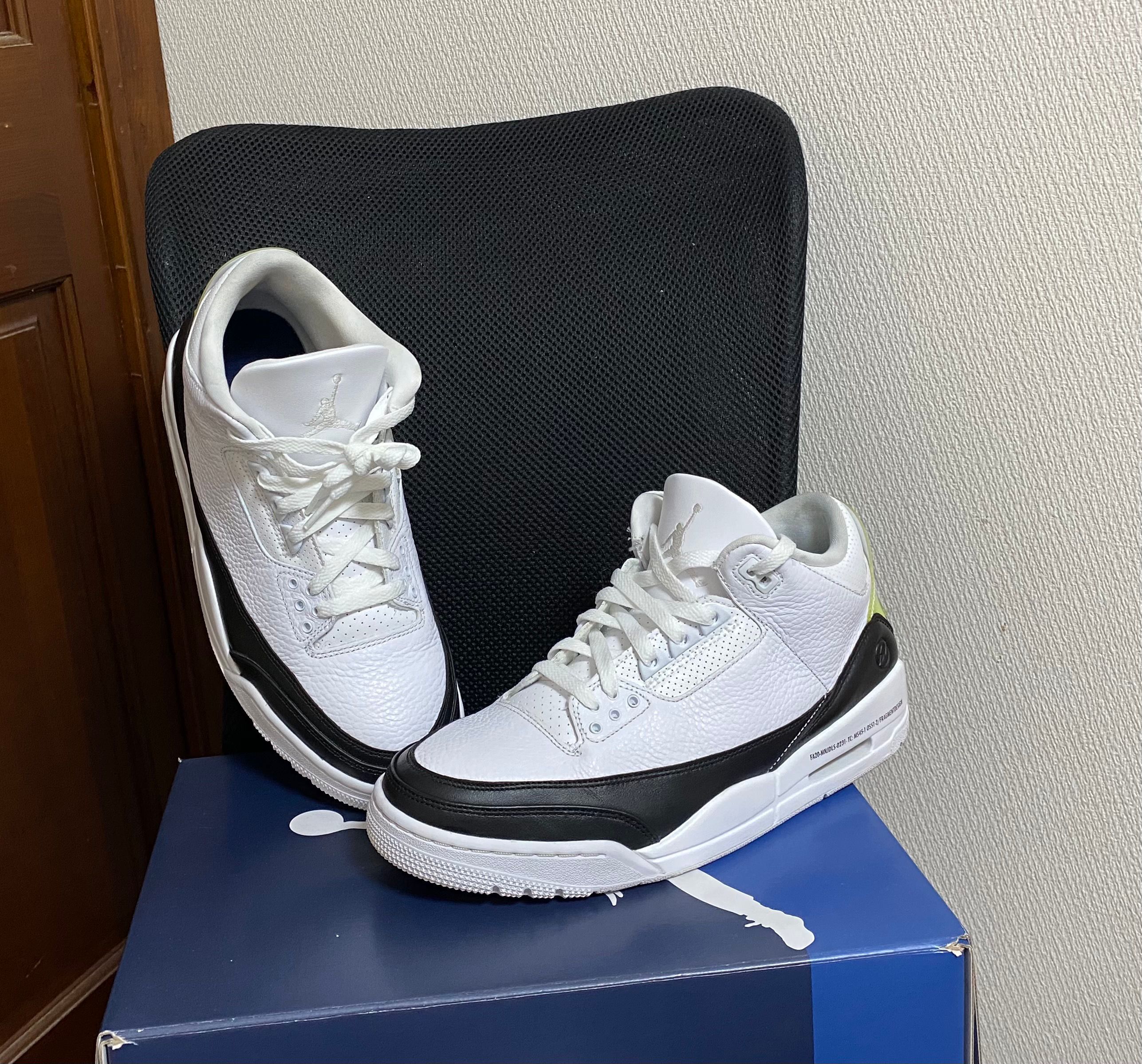 Fragment × Nike Air Jordan 3 "White/Black"