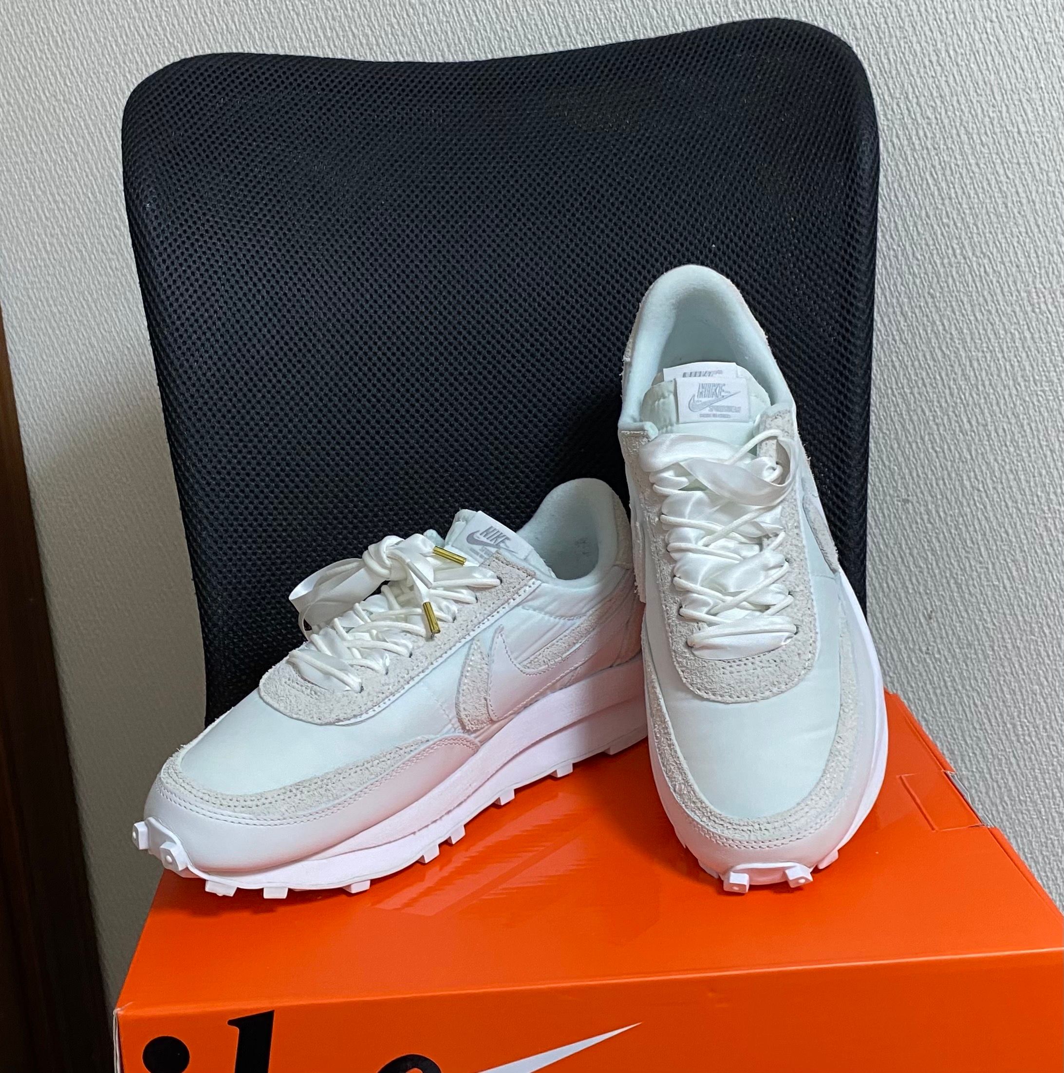sacai × Nike LDV Waffle "Triple White"