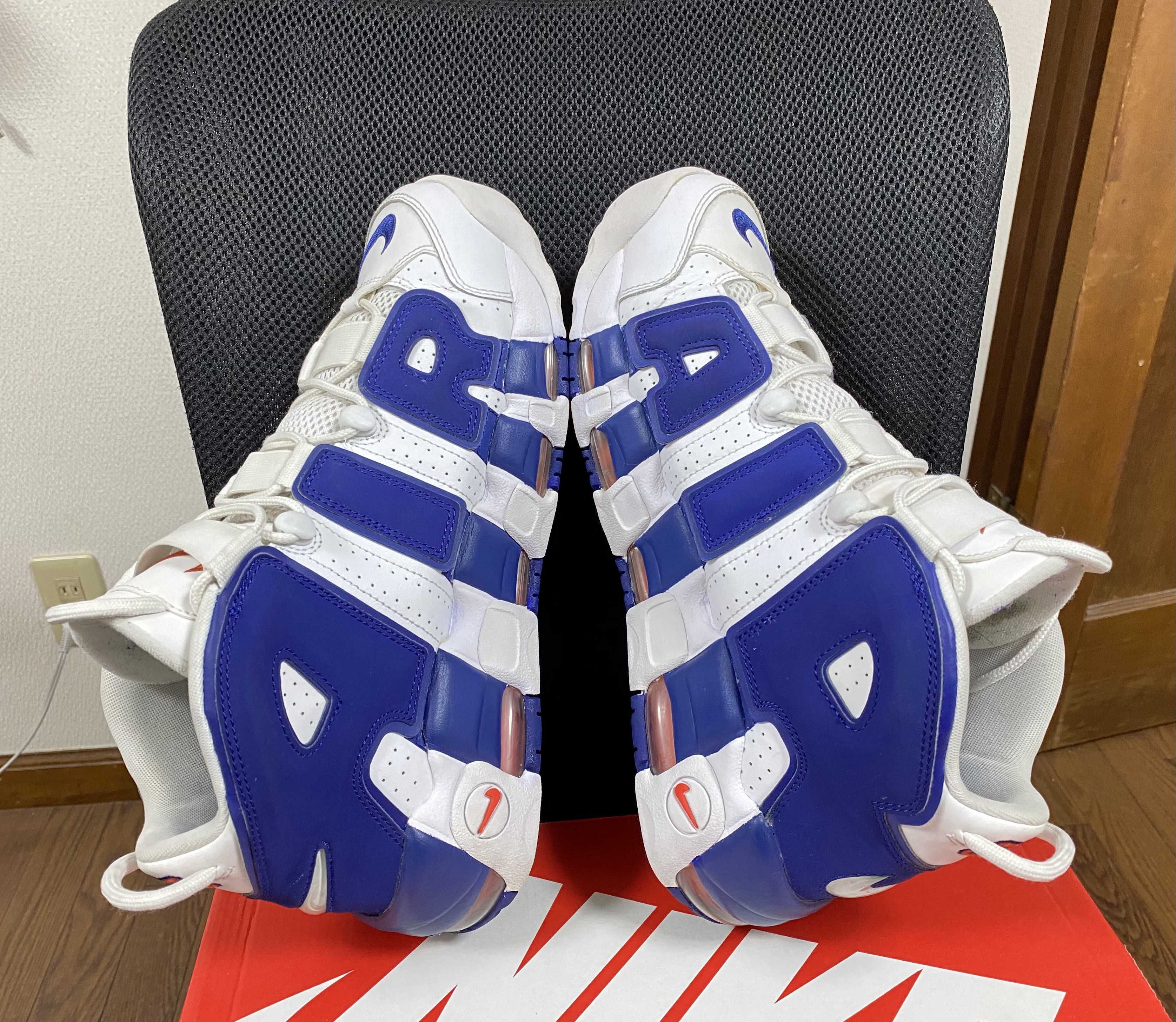 NIKE AIR MORE UPTEMPO 96 "WHITE/DEEP ROYAL BLUE"