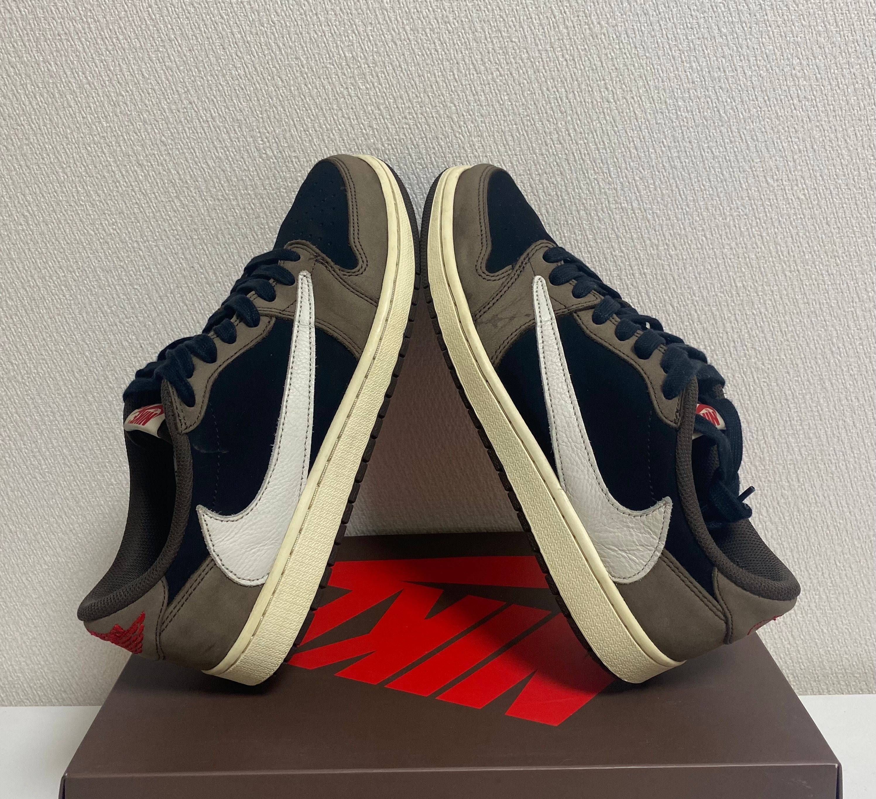 Travis Scott × Nike Air Jordan 1 Low OG SP-T "Black/Dark Mocha"