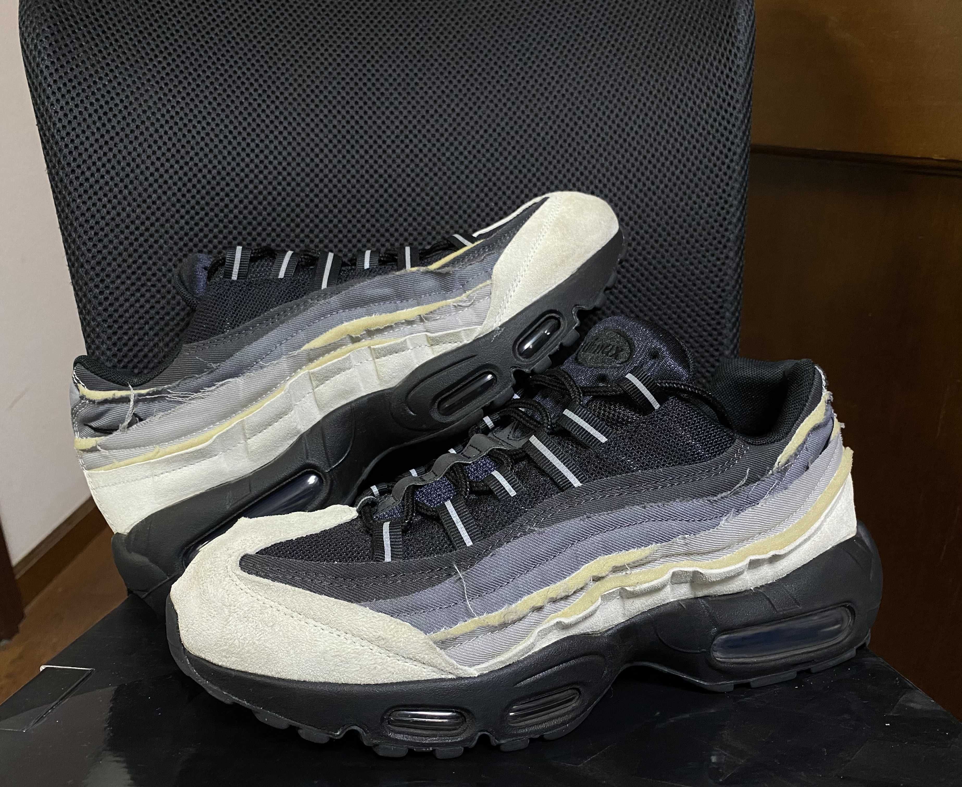 COMME des GARCONS × Nike Air Max 95 "Charcoal"