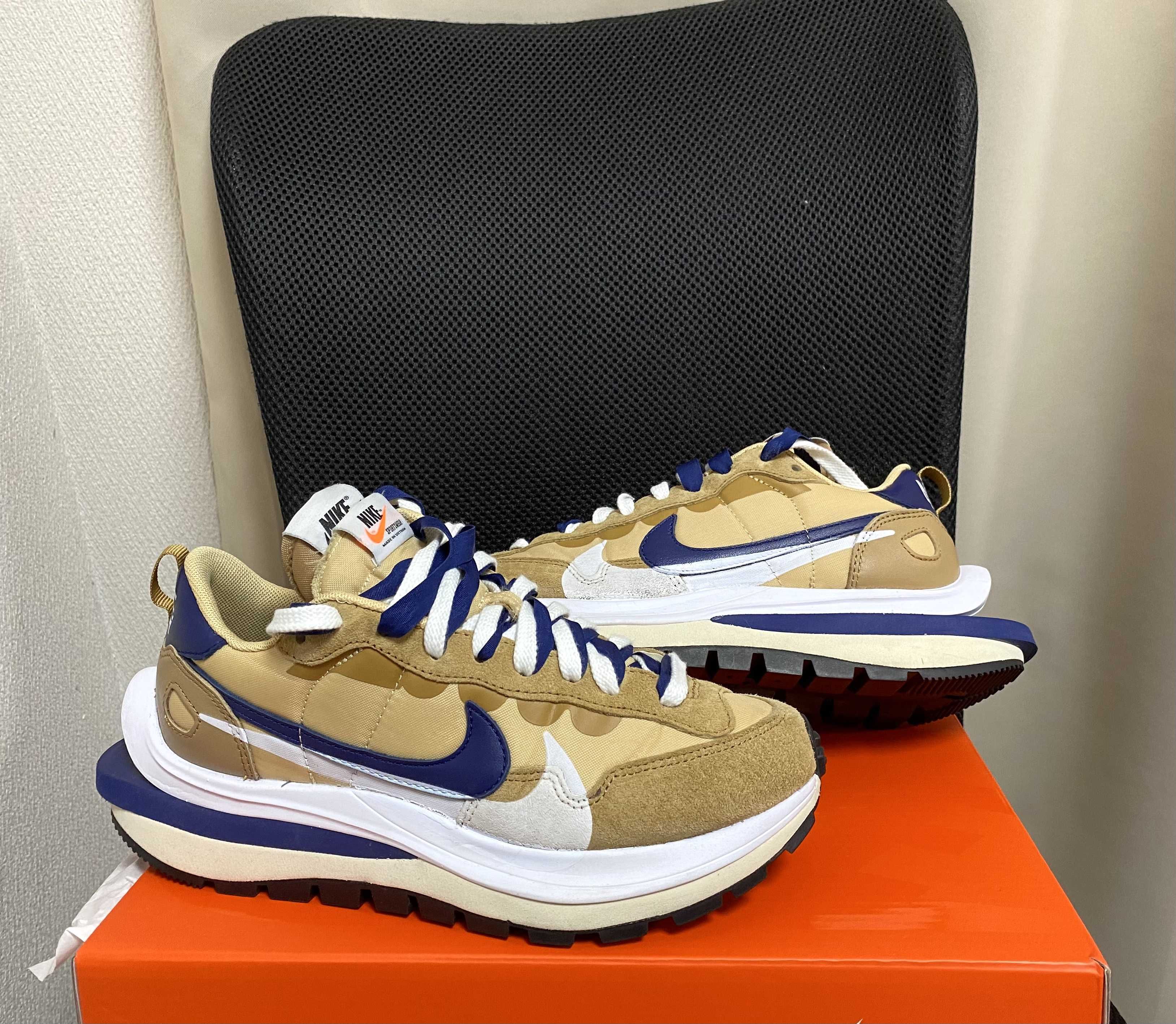 Sacai × Nike Vapor Waffle "Sesame And Blue Void"