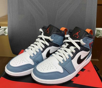 FACETASM × Nike Air Jordan 1 Mid "White/Navy"