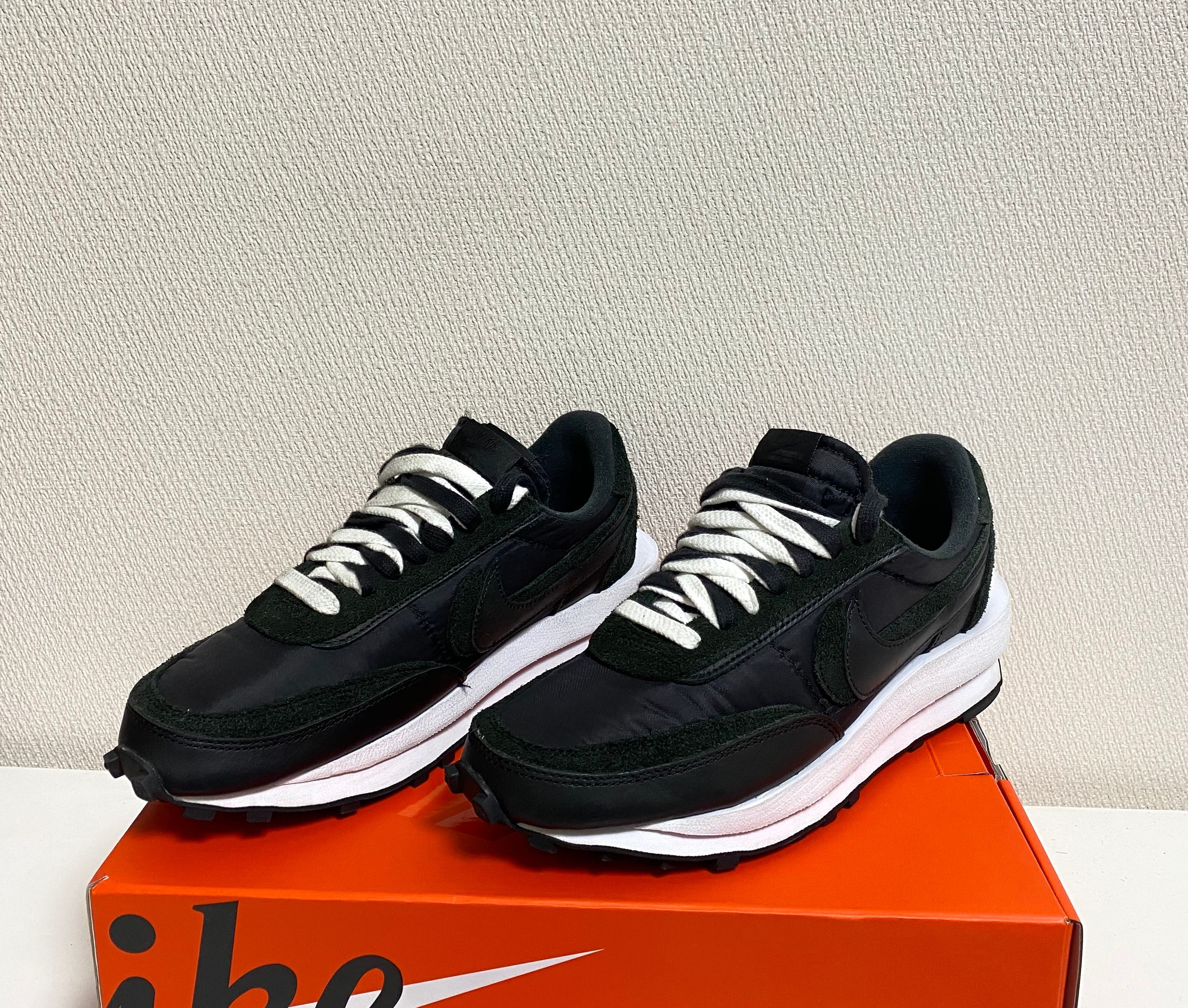 sacai × Nike LDV Waffle "Triple Black"