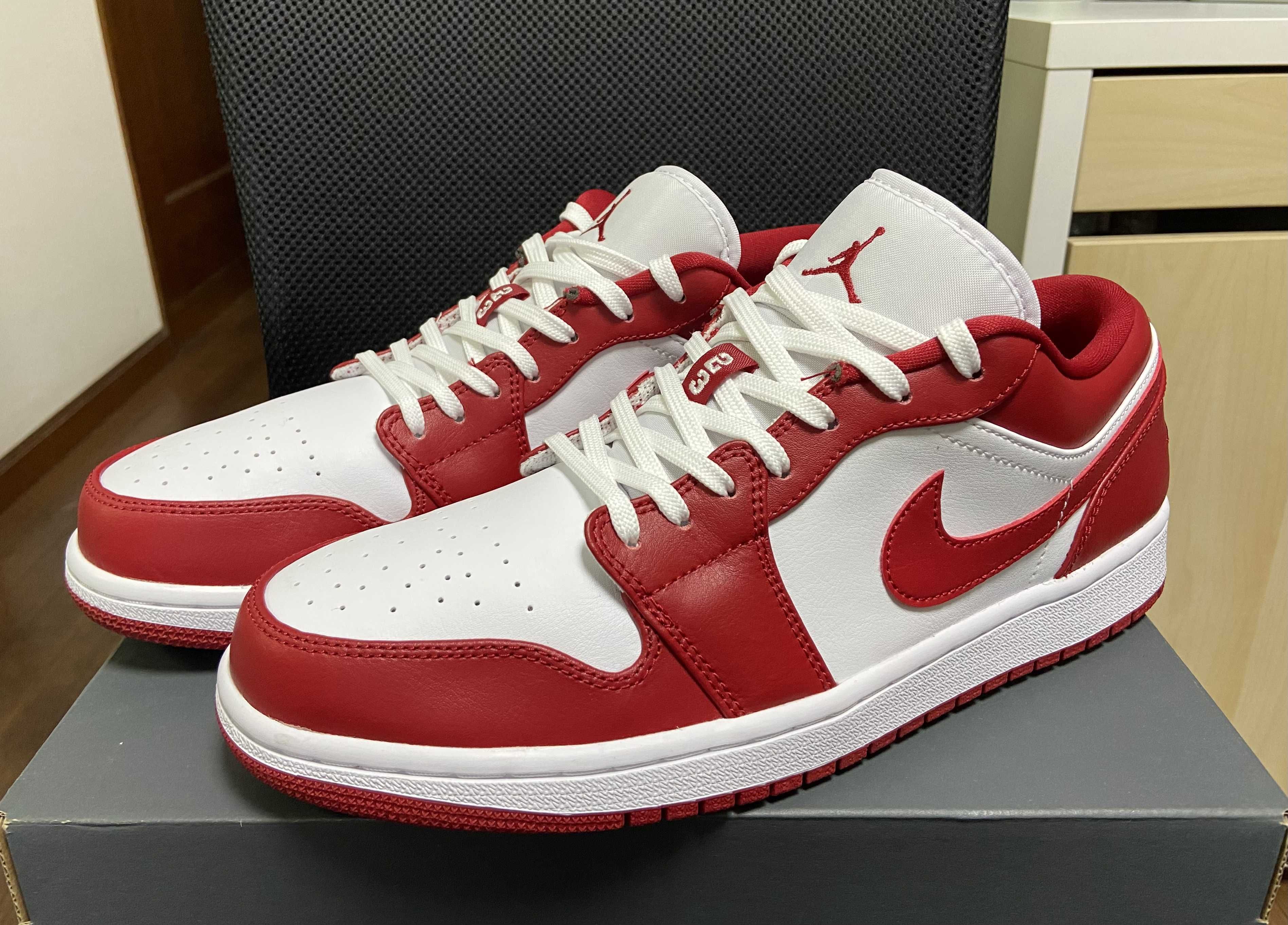 Nike Air Jordan 1 Low "Gym Red/White"