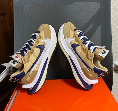 Sacai × Nike Vapor Waffle "Sesame And Blue Void"