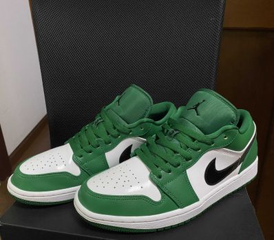 NIKE AIR JORDAN 1 LOW "PINE GREEN/WHITE"
