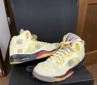 Off-White × Nike Air Jordan 5 "Sail"